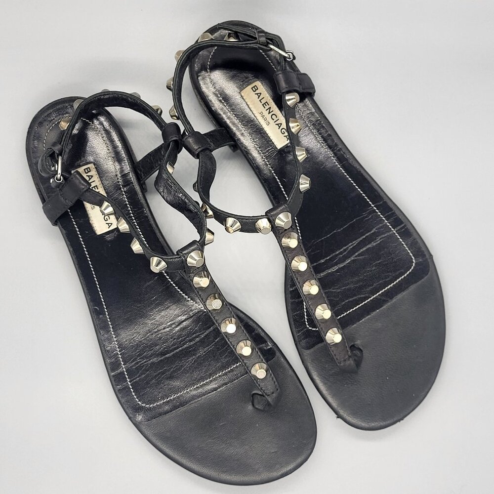BALENCIAGA Cagole T-strap Sandals